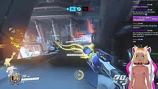 vtuber lewdneko plays overwatch and gets spanked part two.