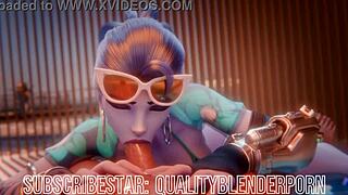 Widow Deepthroats Big Cock On The Beach, Swallowing Cum