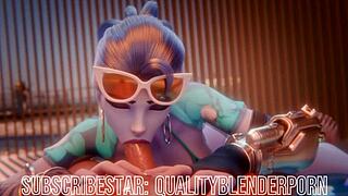 Widow Deepthroats Big Cock On The Beach, Swallowing Cum