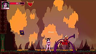 In hell, succubus seduces all in sinher gameplay