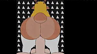 noelle holiday gets wild in furry hentai banger scene