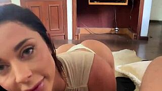 Busty Latina Sloppy Blowjob After Casting Interview POV 😘