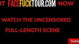 Slutty Latina Babe Takes Huge Cock Deep Throat 😈