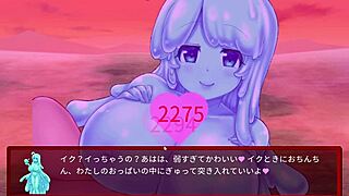 Anime and hentai game with succubae engaging in a sexual battle