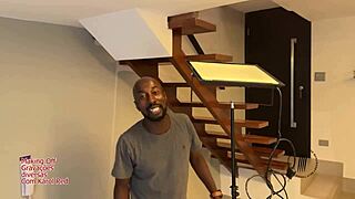 Backstage Christmas Scene With Beautiful Karol Red Featuring Muff Diving And Cum On Ass