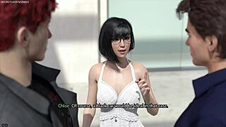 Does this huge natural tits stepmom love playing with her friends huge boobs in the 3d porn game?