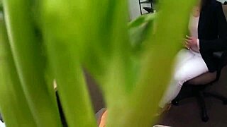 sexy harlot, umm, gets wild having sex in shop