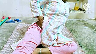 Desi Indian Wife Gets Hardcore Pounding from Neighbor Boys