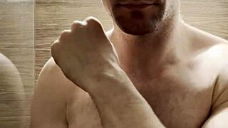 I Trim My Sweaty Hairy Armpits Chest and Arms After Gym for Photoshoot