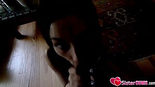 Bratty young stepsis Aria Lee punished for late night sneaking.