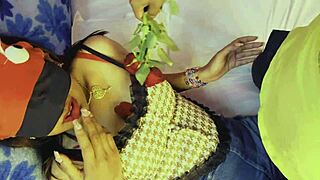 hot indian coed experiences her first college sex with dirty talk