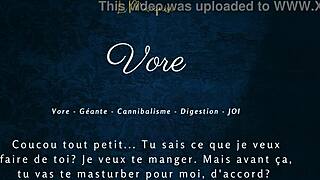 hey, listen to this french giantess joi audio porn!