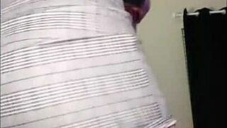 Fat Ass Shakes Sexy in Fishnets