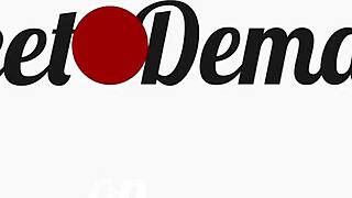 Jamie dominates boyfriend with footjob fetish.