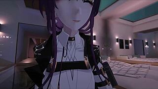 Yukoshvr - Kafka And Furina Take Turns On Goth Boy