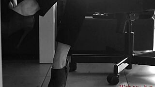 does the mistress make her sub worship her feet in femdom humiliation?