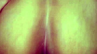 puta del barrio begs for louder tv during rough anal