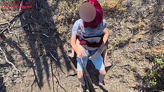 public culeada en el cerro ends with cum on tits