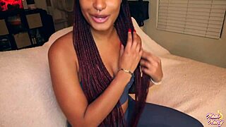 Addis Fouche teases with wet cock licking fun?