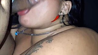 Latina prostitute shares pussy with guys at wild party