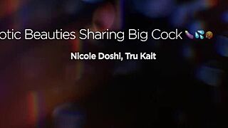 nicole doshi and tru kait share monster cock anal