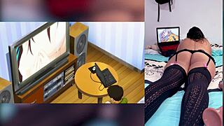 Reaccionando A Henta De Mamadas Ricas Con Semen En La Garganta Y Tetas Grandes Me Gusta Como Mi Hermanastro Muestra Mi Culote