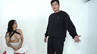 कोलंबियन मॉडल की हॉट लैटिना बॉडी को प्रोड्यूसर ने रफ ब्लोजॉब और अनजाने क्रीमपाई दिया!