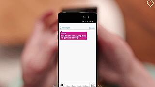 Busty brunette milf sneaks a handjob while goth girlfriend sleeps nearby