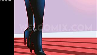 naughty hentai animation with best sex moments and a good night kiss 😘