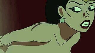 DC Giganta dominates in solo femdom play.