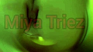 Miya Triez does a hot strip tease for you.