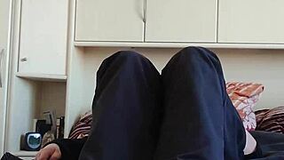 my homemade german chubby feet in white sneakers 😍