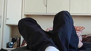 my homemade german chubby feet in white sneakers 😍