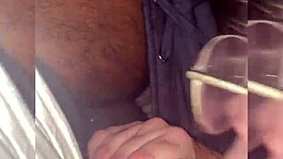 Influencer gives sloppy road head, cheating on boyfriend with rough domination and choking.