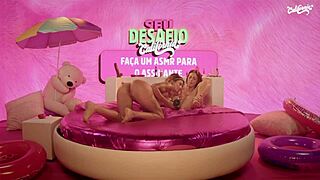 Two Curvy Teens Masturbating with Crazy Hot Action!