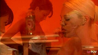 Bed Chat Turns Into Romantic Lesbian Lovemaking With Dildo