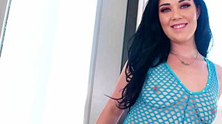 Um, Megan Maiden deepthroats big cock in POV... like, total facefuck with cum swallow!