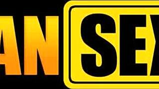 yo, check these big black natural tits bounce while riding hard.