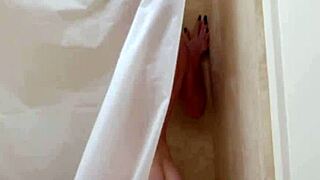 Ever seen a blonde babysitter suck cock in the shower?