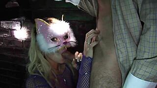 alley cats foursome with anal fucking in cosplay group sex