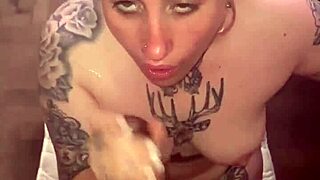 I gave him a hot blowjob and he filled me up