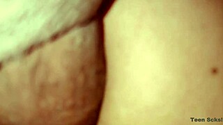 Petite teen stepdaughter pounded hard