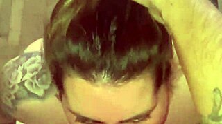 I gave him a hot blowjob and he filled me up