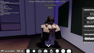 Teacher Bends Over Student For Doggystyle Blowjob And Cum In Classroom. She Rides Him To Orgasm.