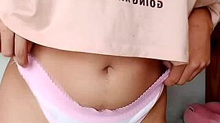 Selene Strips Naked at Home for Her Voyeur Neighbor.