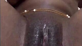 What are you doing masturbating solo ebony babe