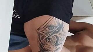 was cooking and ended up screwed with cum all over