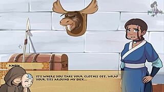 Ever Seen Avatar Airbender Babes in a Wild Lesbian Orgy? Dive Into Four Elements Trainer Bonus With Big Tits and Swallowing Action!