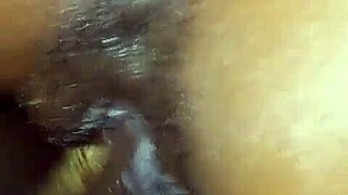 Pretty Girl Bent Over for Dripping Wet Creampie