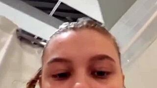 Fingering my pussy out in public feels so wild